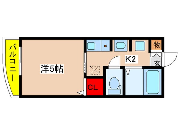 ハーモニーメゾンの物件間取画像